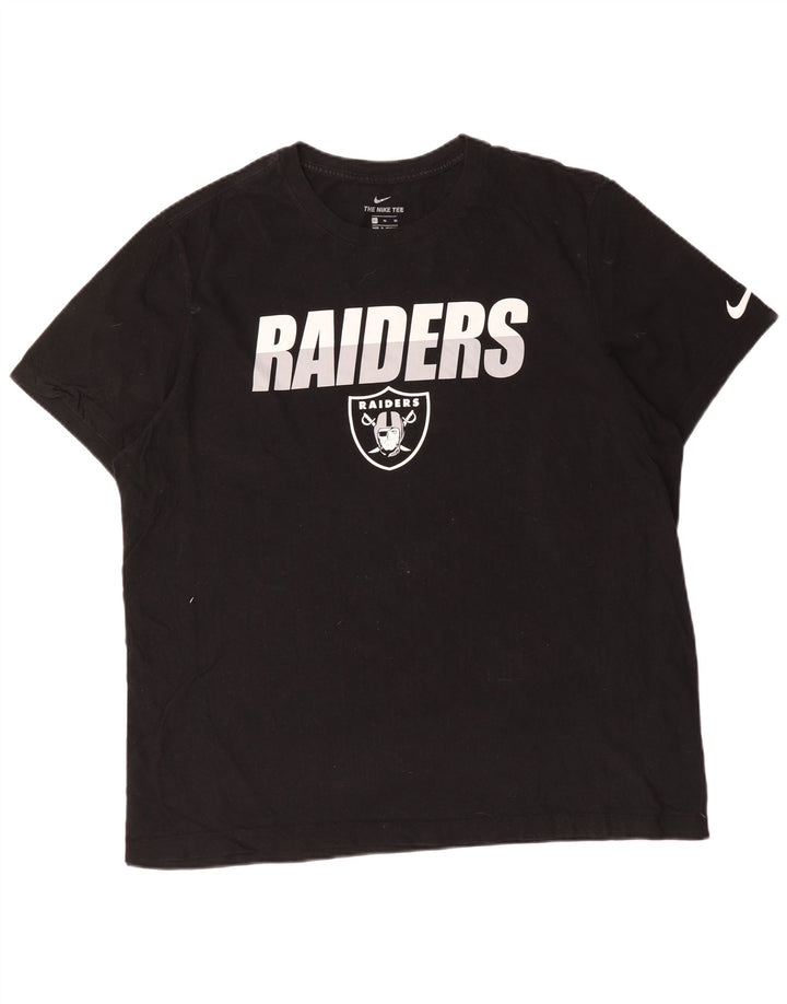 Nike T-shirt graphique Raiders pour homme XL Noir