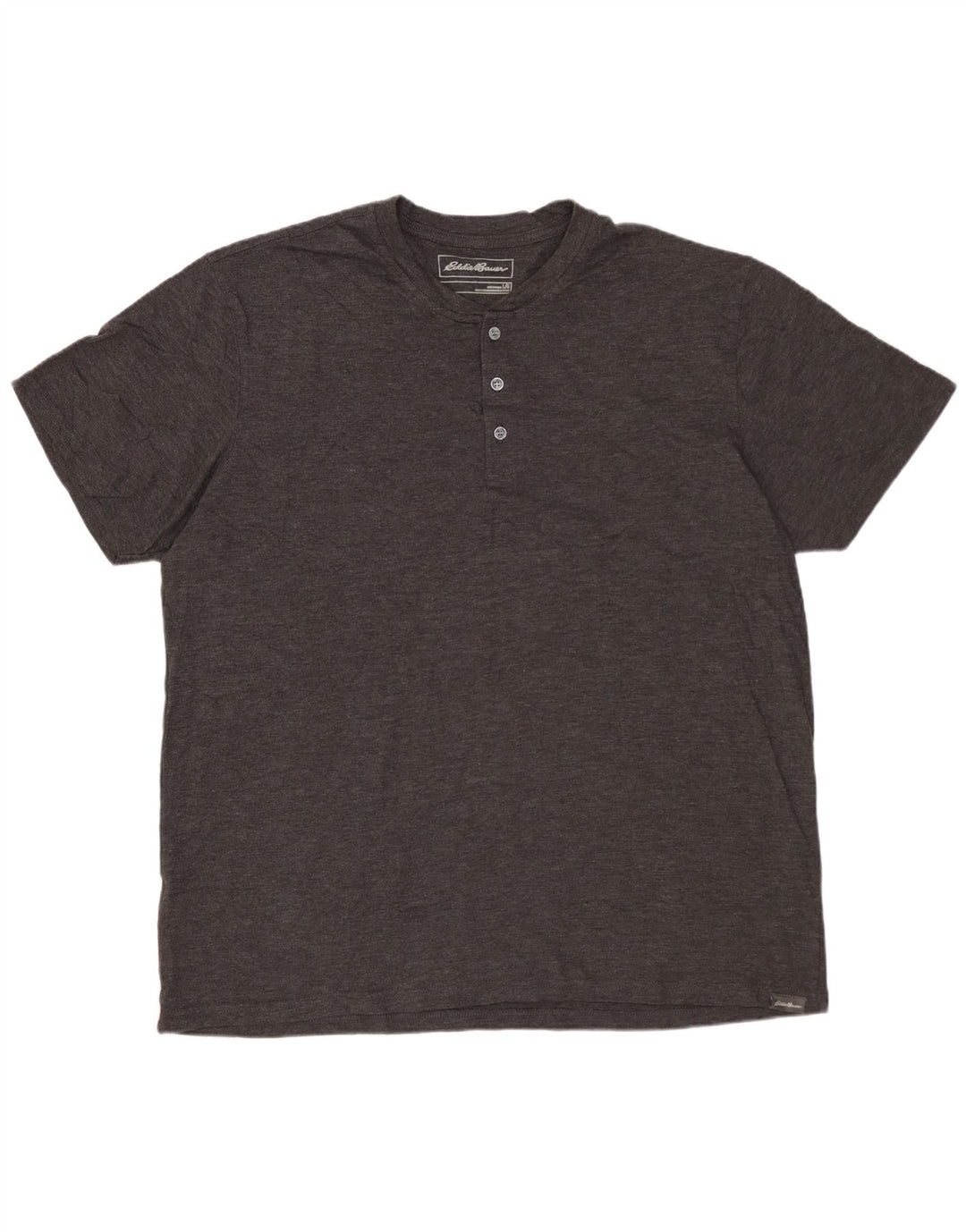 EDDIE BAUER T-Shirt Homme Haut Large Gris Coton
