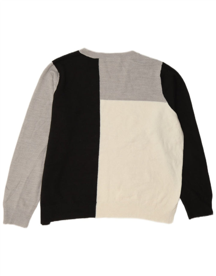 Marks & Spencer Pull ras du cou pour femme UK 14 Large Multicolore
