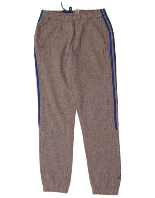 Adidas Pantalon de survêtement pour homme en coton moucheté gris moyen