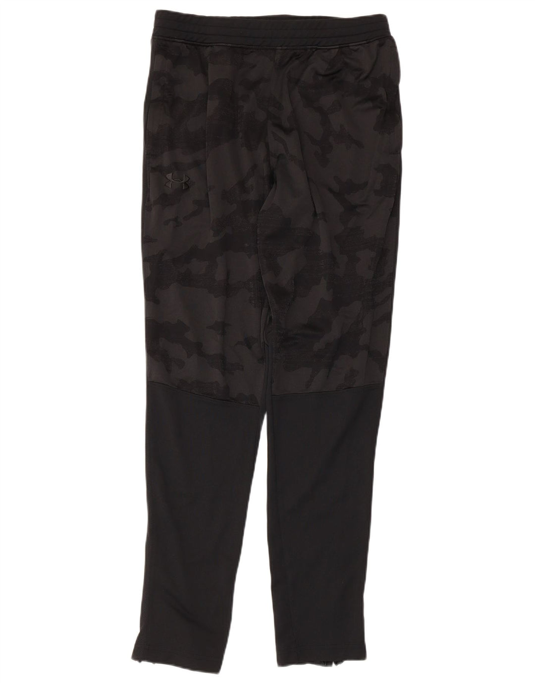 UNDER ARMOUR Pantalon de survêtement pour femme UK 16 Large Noir Camouflage
