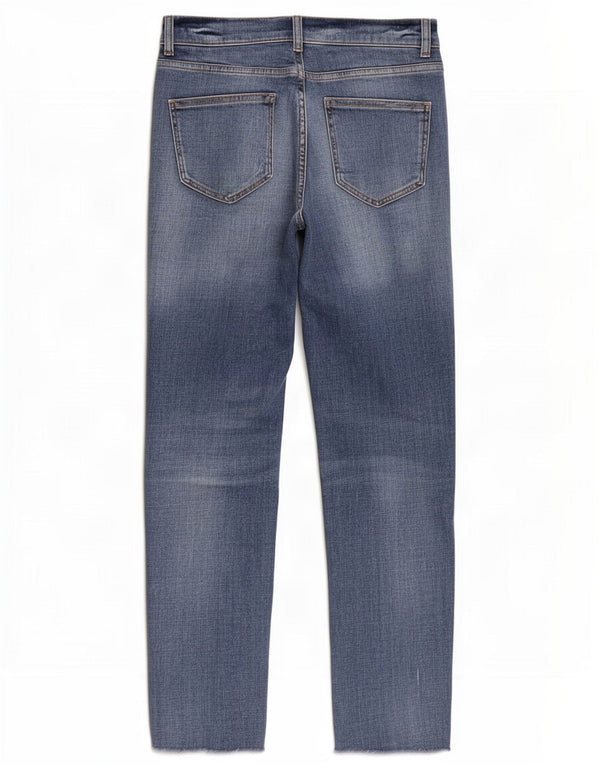 Massimo Dutti Jean slim vieilli pour femme EU 38 Small W28 L27 Bleu