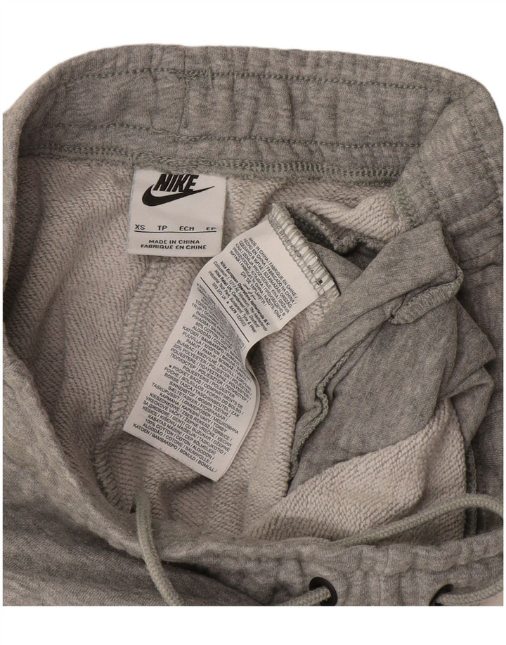 NIKE Pantalon de survêtement pour femme Joggers UK 4 XS Gris chiné en coton