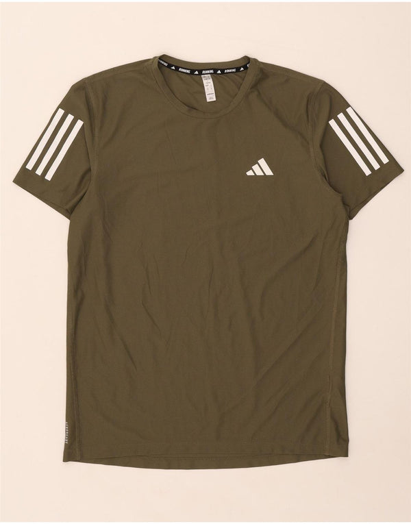Adidas T-Shirt Homme Haut Petit Kaki Polyester