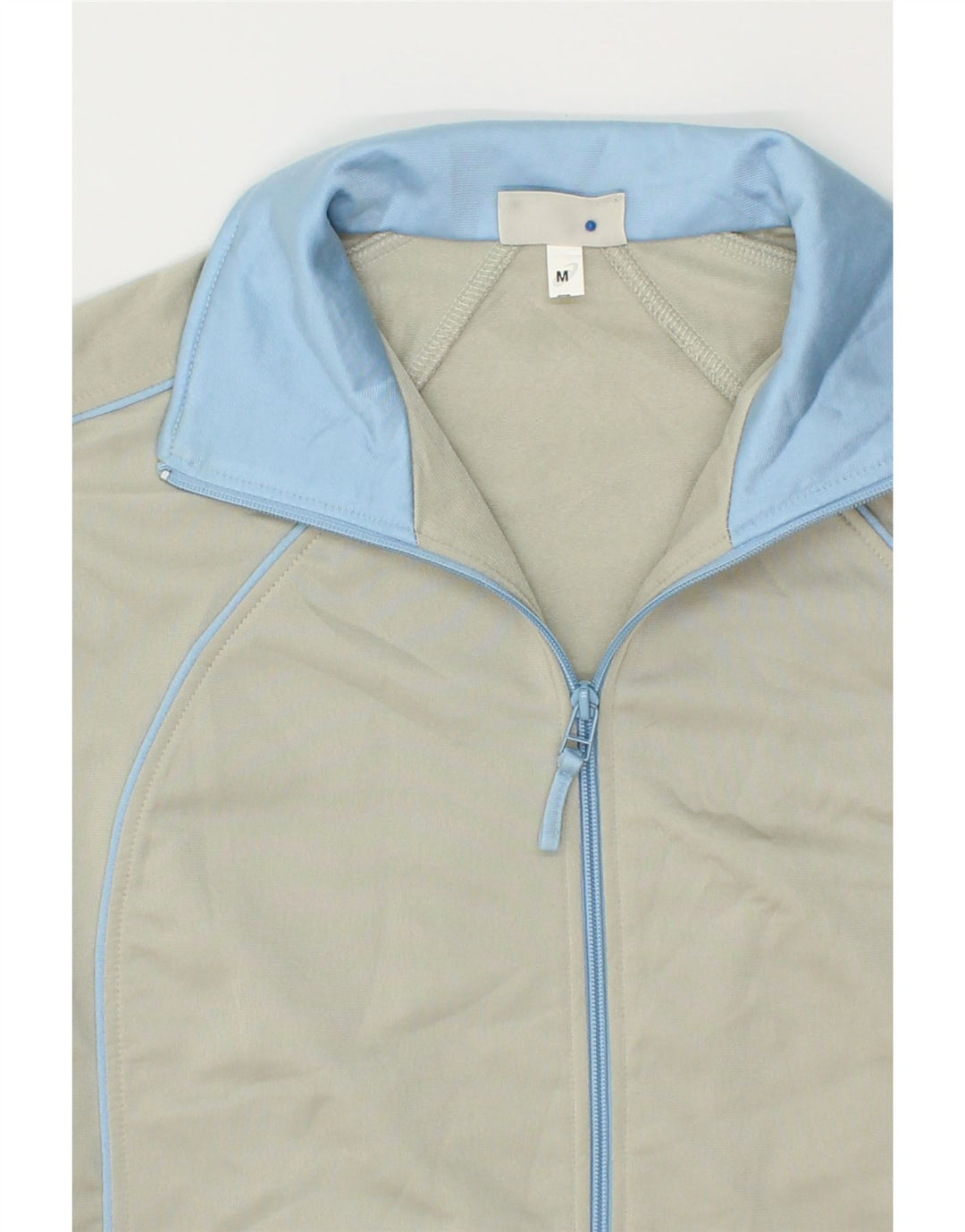 ASICS Mens Tracksuit Top Jacket Medium Grey Polyester Vintage Asics and Second-Hand Asics from Messina Hembry 