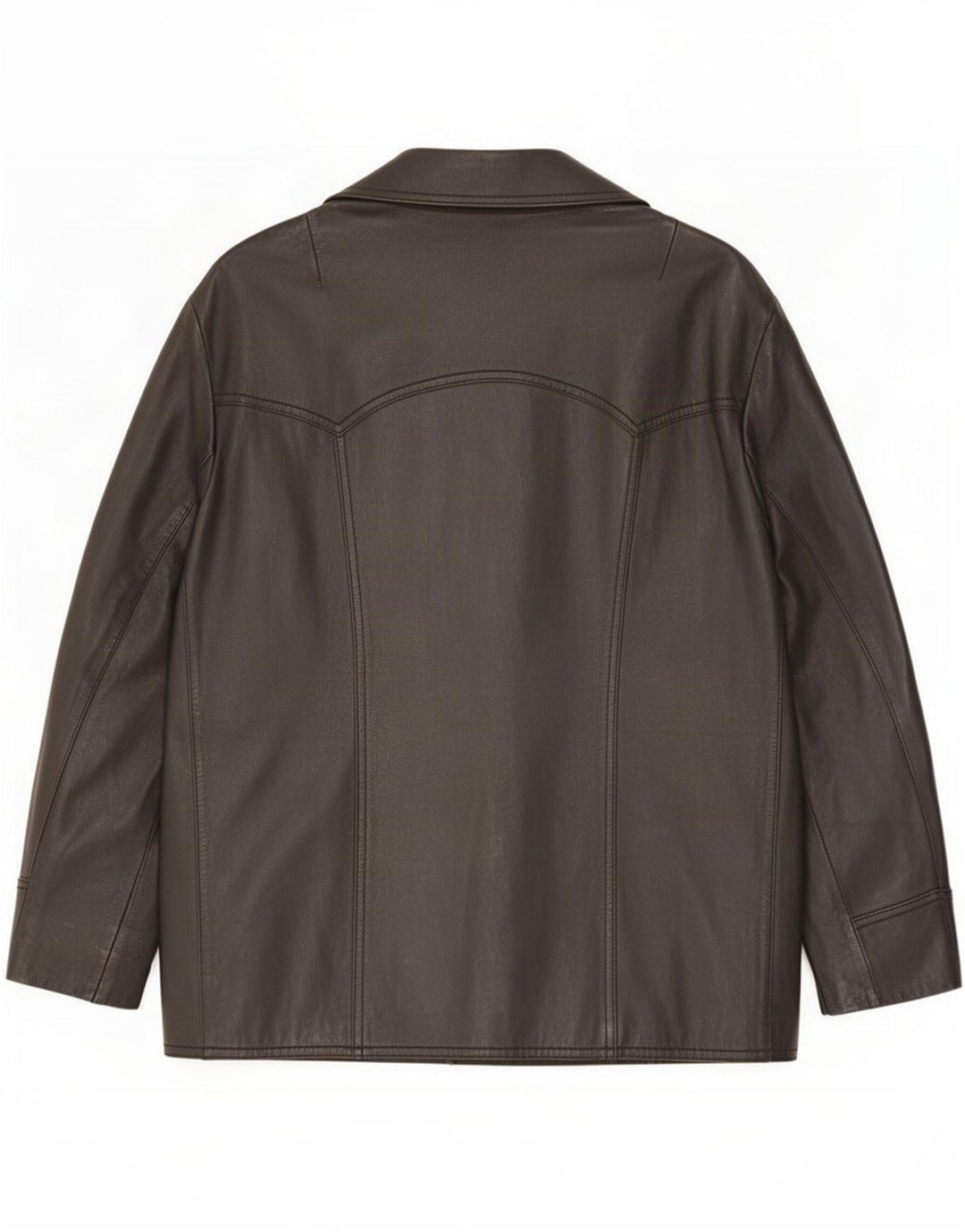 veste en cuir homme vintage UK 36 Petit Noir