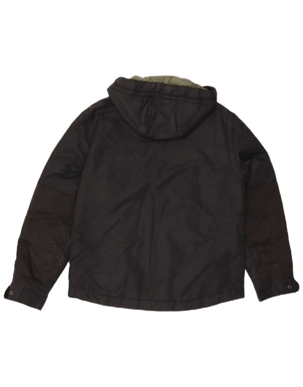 Gas Veste matelassée à capuche pour homme UK 40 Large Noir Polyamide