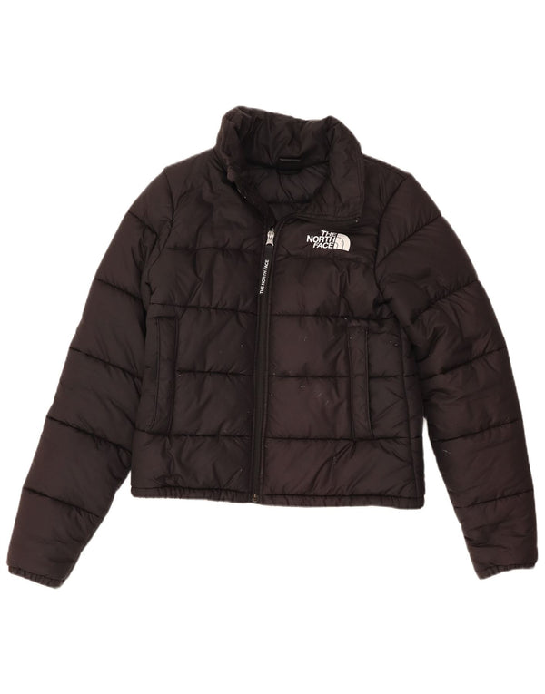 The North Face Womens Oversized Padded Jacket UK 6 XS Black Polyester