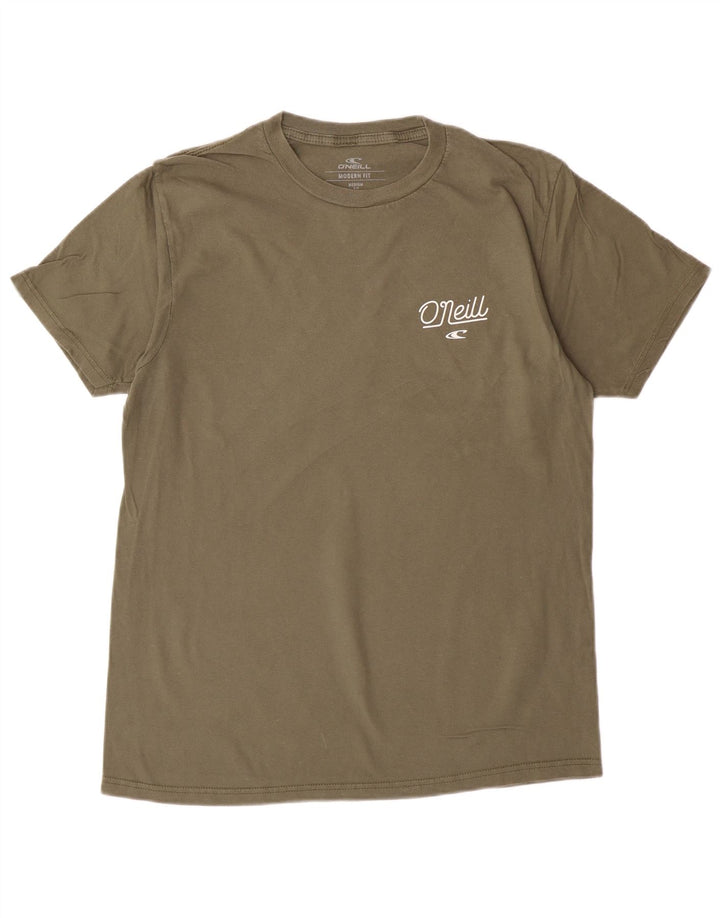 O'Neill T-shirt graphique coupe moderne pour homme en coton vert moyen