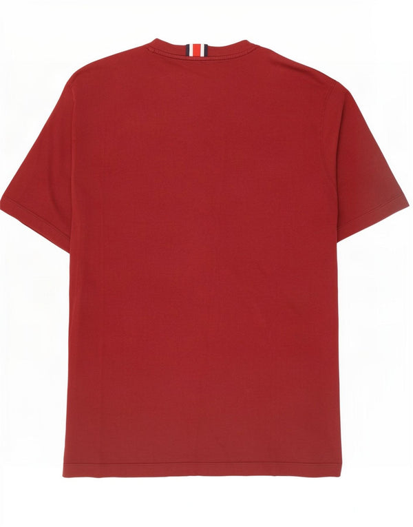 Tommy Hilfiger T-shirt graphique pour hommes en coton marron grand
