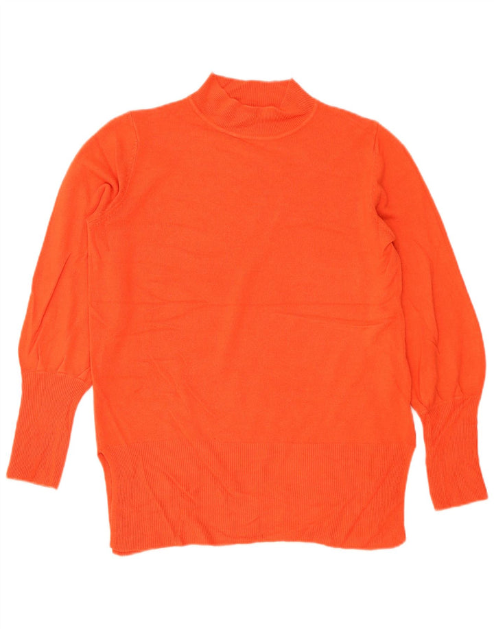 Marks & Spencer Pull col roulé pour femme UK 14 Orange moyen