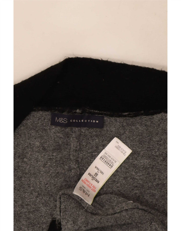 Marks & Spencer Pull cardigan long pour femme UK 14 Noir moyen