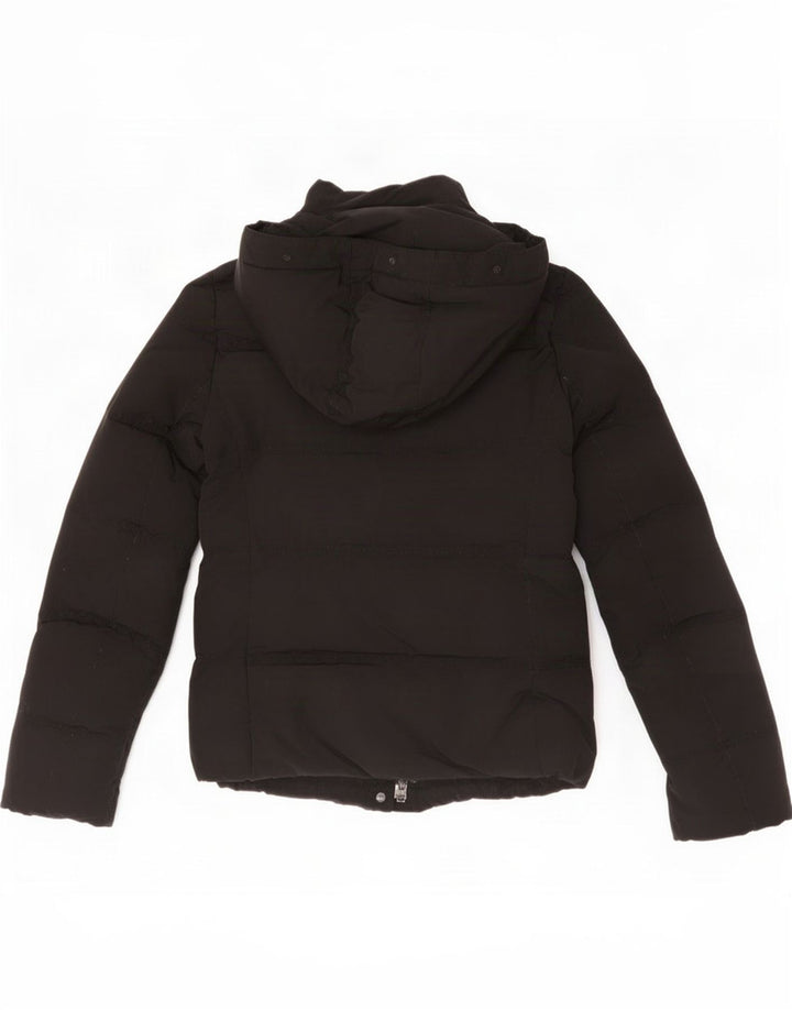 Woolrich Veste matelassée à capuche pour femme UK 6 XS Noir Polyester