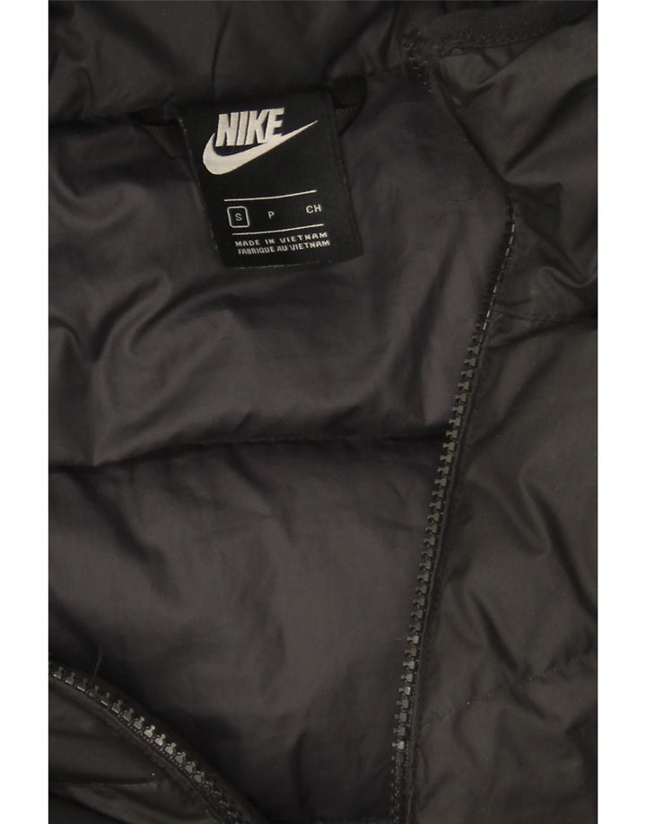 Nike Manteau rembourré à capuche pour homme UK 36 Petit Noir Polyester