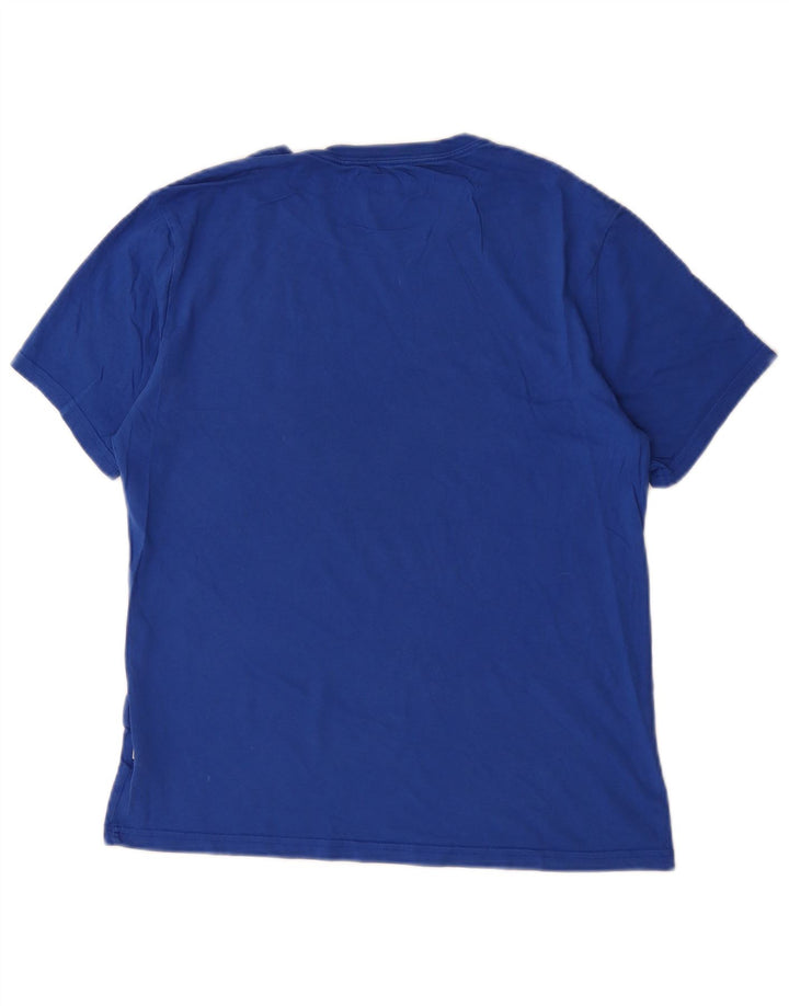 Converse T-Shirt Graphique Homme Bleu Moyen Coton