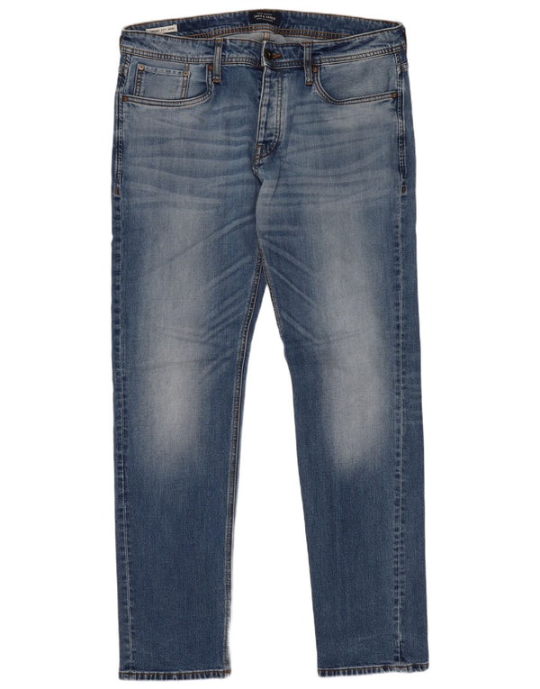 Jack & Jones Jean Slim Mike Comfort Fit W36 L34 Homme Bleu Coton