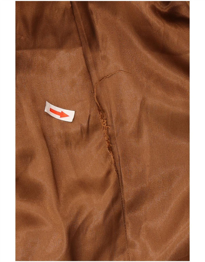 Benetton Duffle-coat à capuche pour femme UK 10 Petit Beige