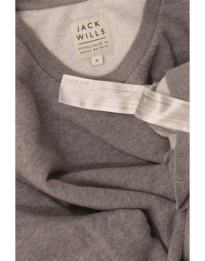 Jack Wills Sweat-Shirt Homme Gris Moyen Moucheté Coton