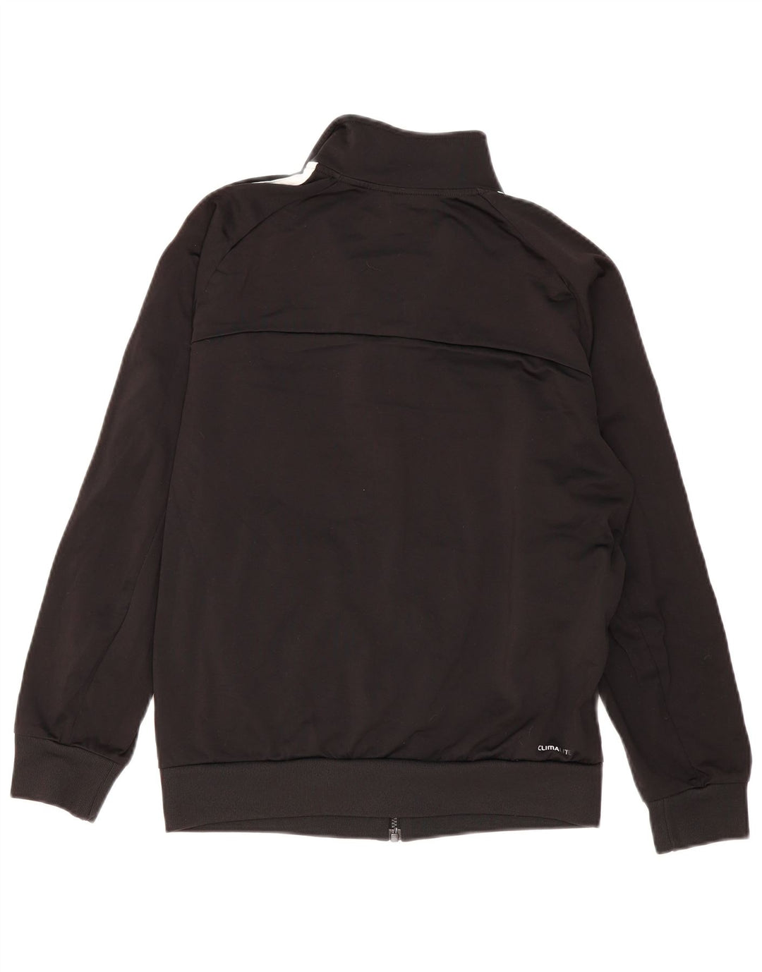Adidas Hommes Climalite Survêtement Top Veste UK 38/40 Moyen Noir Polyester