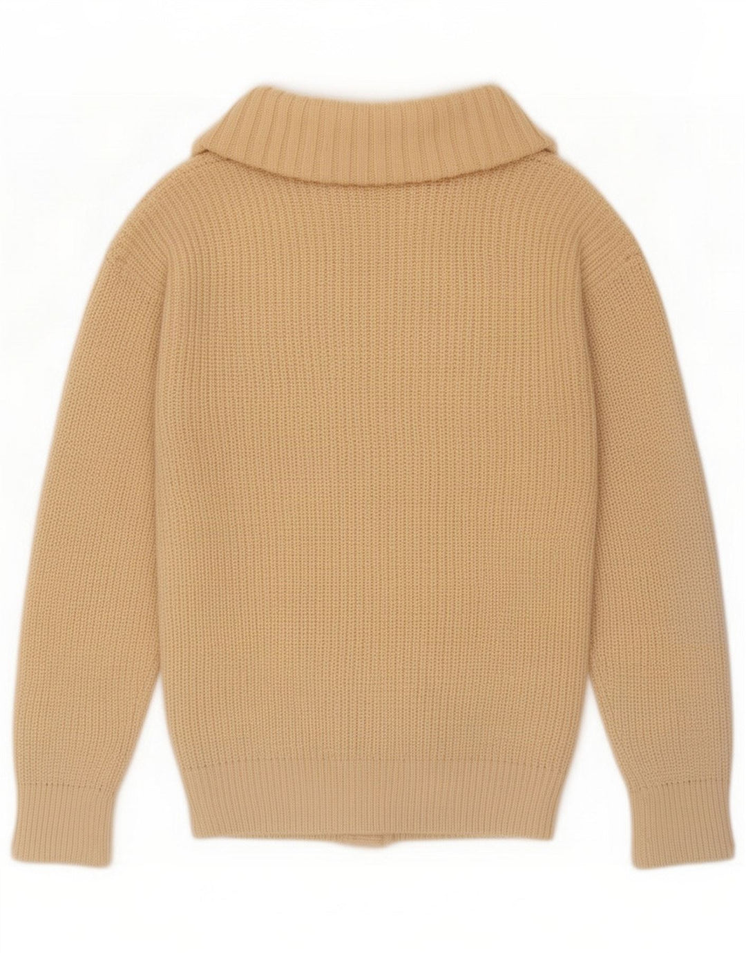 Vintage Cardigan pour homme en laine beige moyen