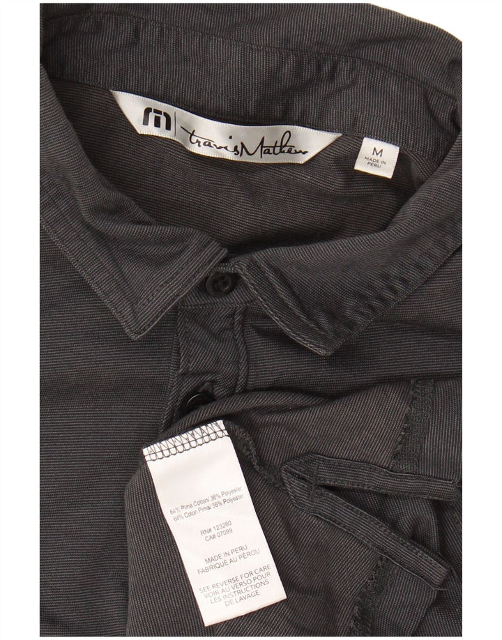 TRAVIS MATHEW Polo Homme Coton Noir Moyen
