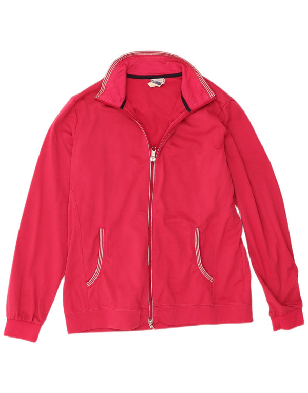 Champion Veste de survêtement Easy Fit pour femme UK 14 Large Rose Polyester
