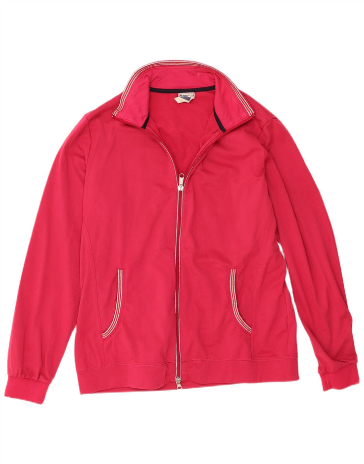 Champion Veste de survêtement Easy Fit pour femme UK 14 Large Rose Polyester