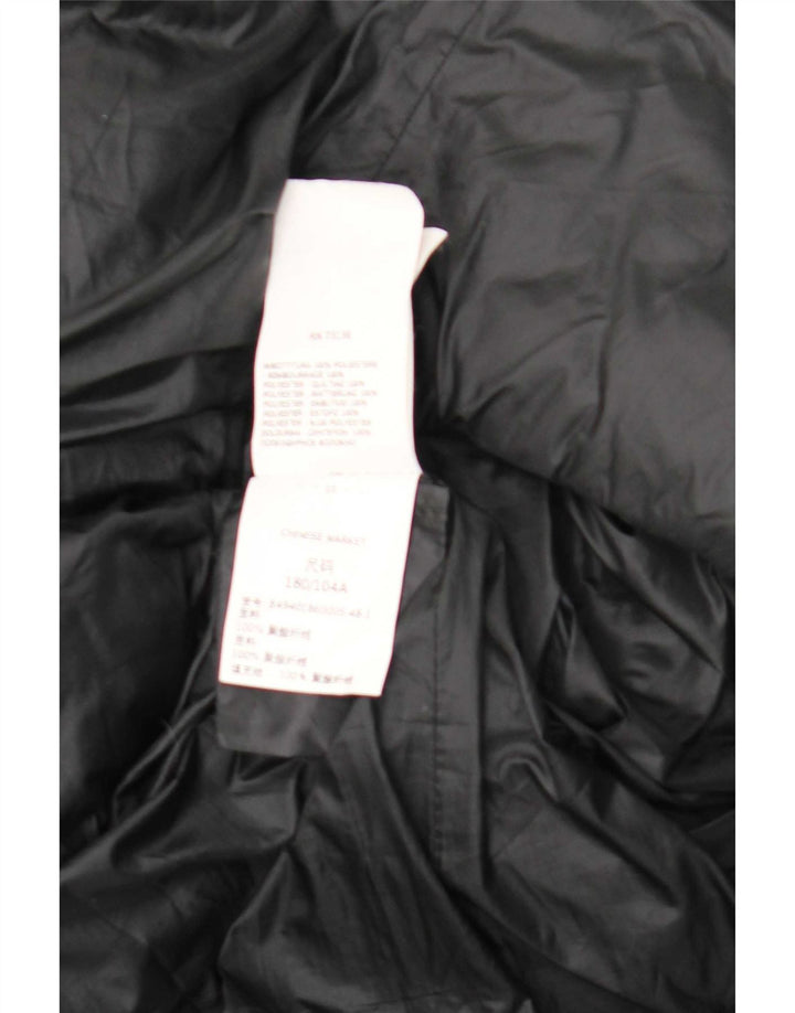 Intrend Manteau rembourré à double boutonnage pour femme UK 16 Large Noir Polyester