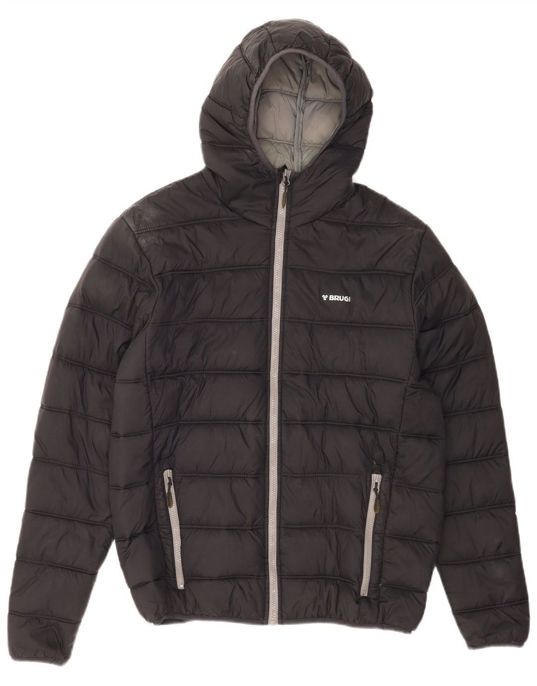 Brugi Veste matelassée à capuche IT 52 XL Noir Polyamide