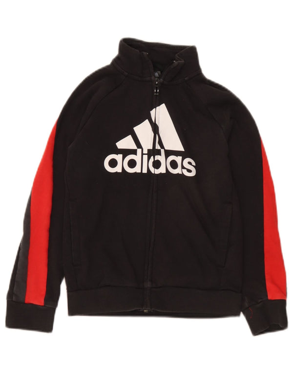 Adidas Veste de survêtement graphique pour garçon 7-8 ans XS Noir Colourblock