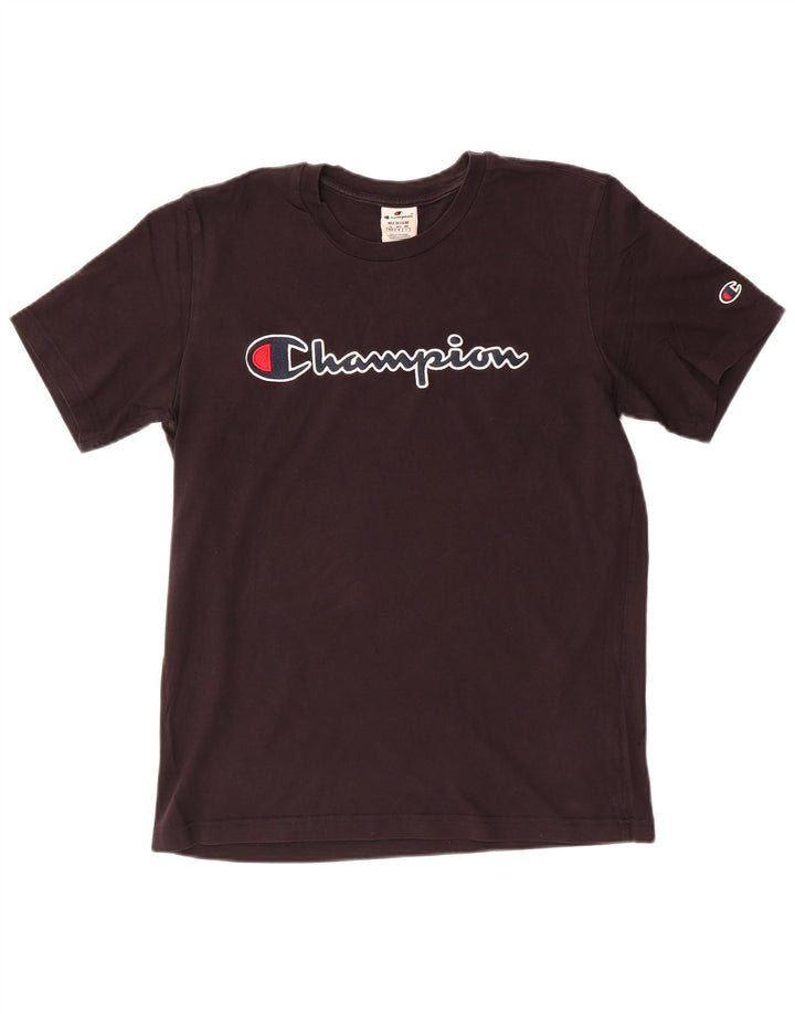 Champion T-Shirt Graphique Homme Noir Moyen