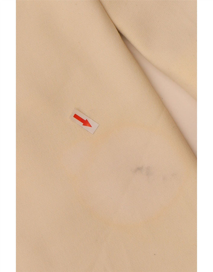 Zara Femme Pardessus UK 16 Large Off White Polyester