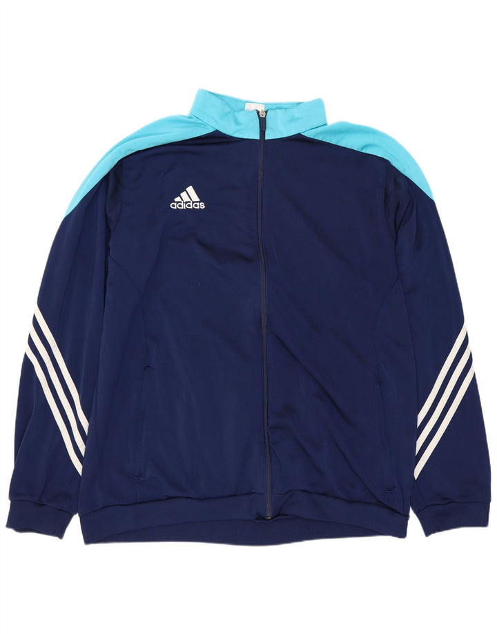 ADIDAS Survêtement complet pour homme XL Bleu marine Colorblock Polyester