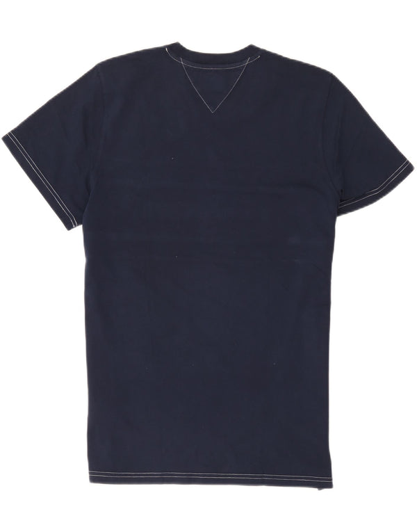 Tommy Hilfiger T-shirt graphique pour hommes en coton rayé bleu marine grand