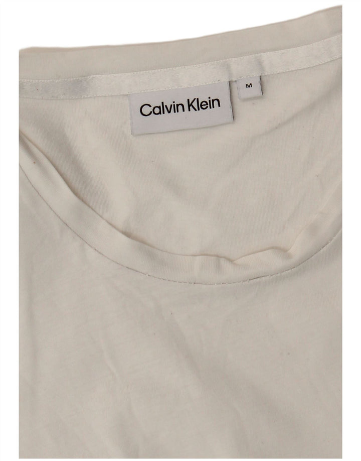 Calvin Klein T-Shirt Homme Blanc Moyen