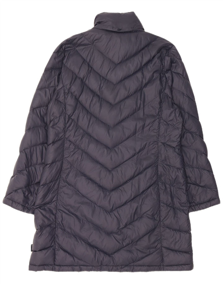 Calvin Klein Manteau rembourré pour femme UK 16 Large Bleu marine Nylon