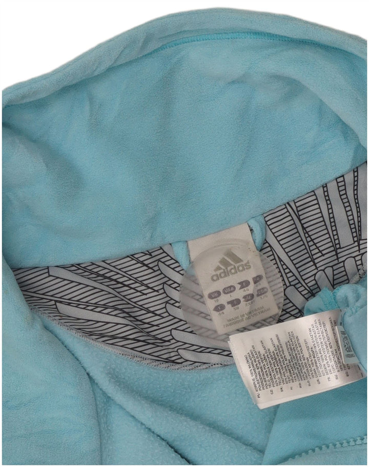 Adidas Veste polaire femme UK 18 XL Bleu Polyester