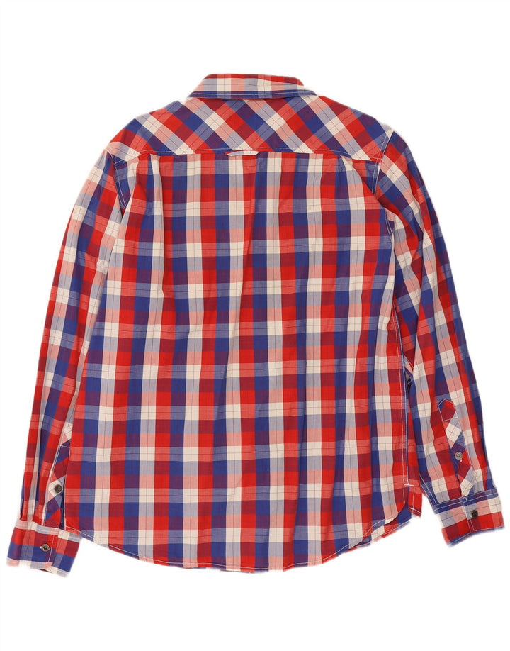 Engelbert Strauss Chemise Homme Carreaux Rouge Moyen