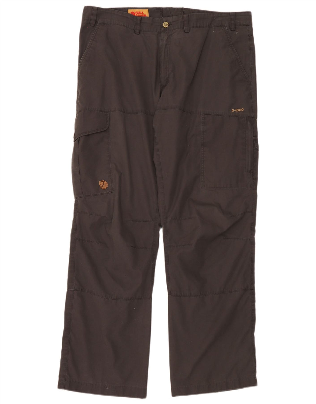 Fjall Raven Pantalon cargo droit pour homme W38 L32 Marron Polyester