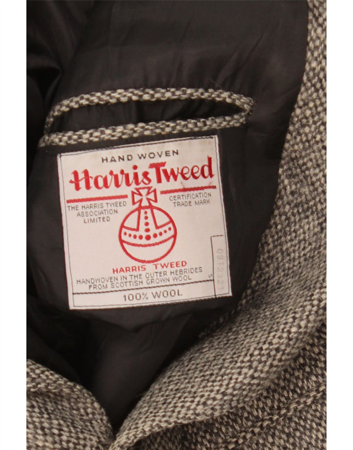 Harris Tweed Veste blazer à 2 boutons pour homme, coupe régulière, EU 40, grande laine grise