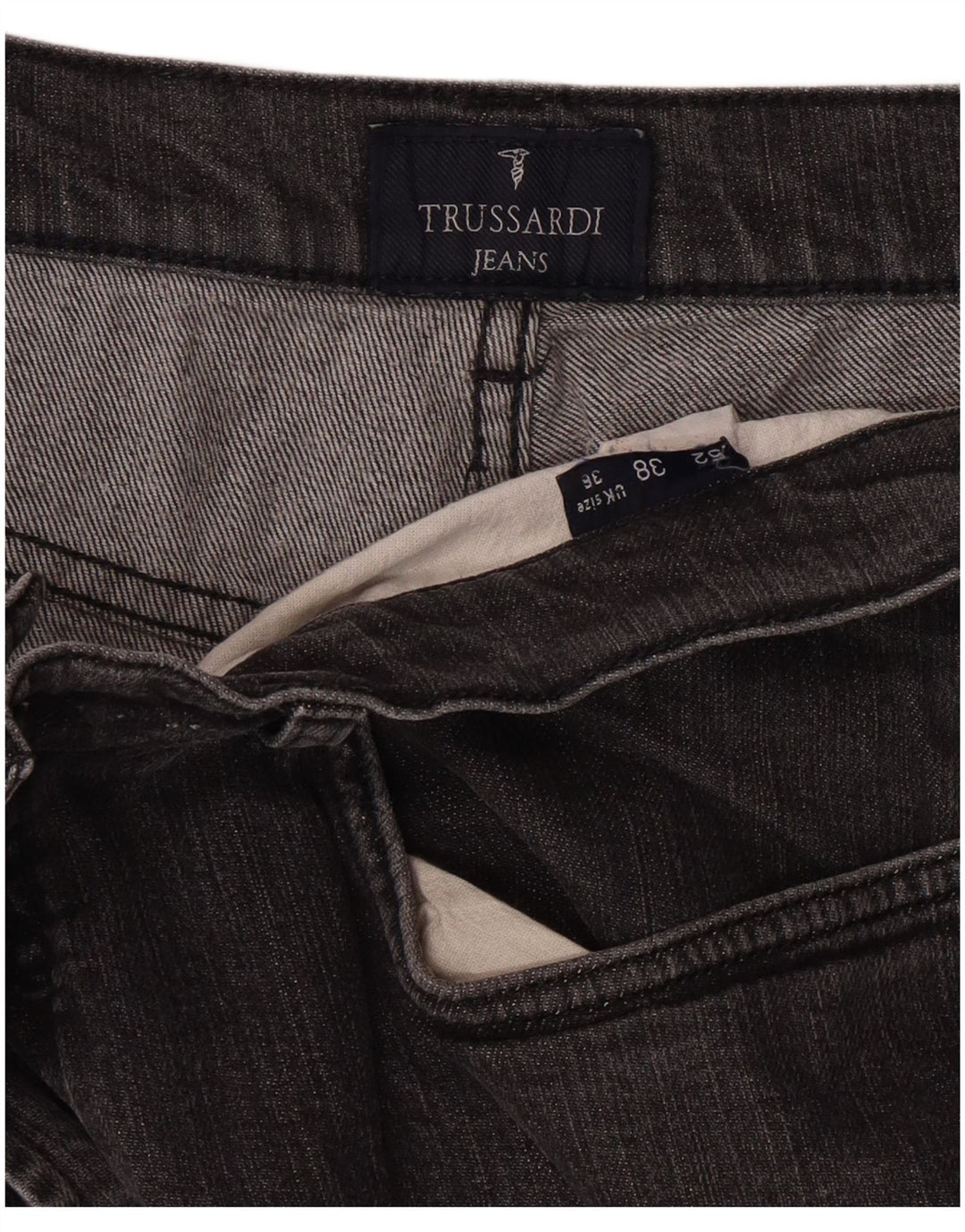 TRUSSARDI Jean Droit W36 L29 Homme Gris