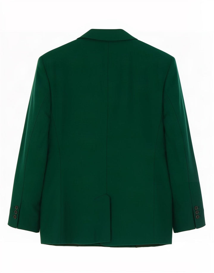 vintage Femmes 5 Bouton Blazer Veste UK 10 Petit Vert