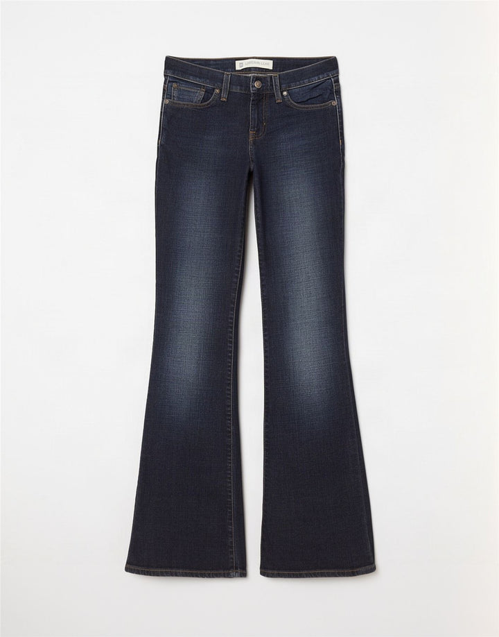 Gap Jean Bootcut Long Femme W26 L32 Bleu Marine Coton
