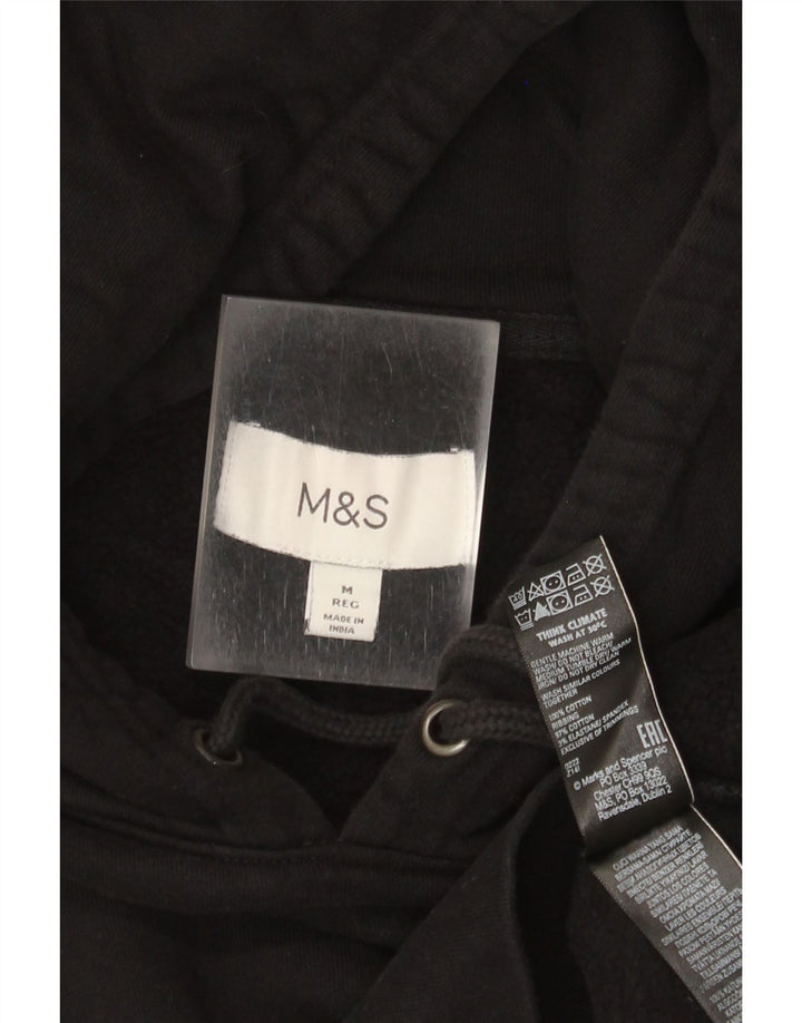 Marks & Spencer Pull à capuche pour homme en coton noir moyen
