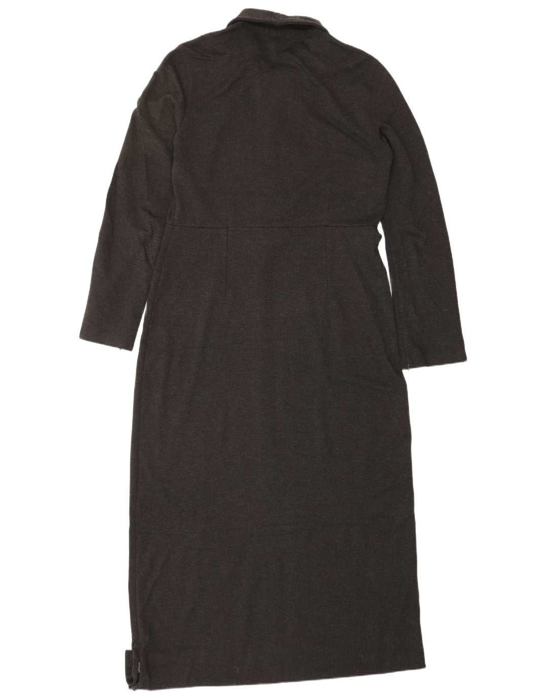 EDDIE BAUER Robe longue surdimensionnée à manches longues pour femme UK 10 Petit Gris