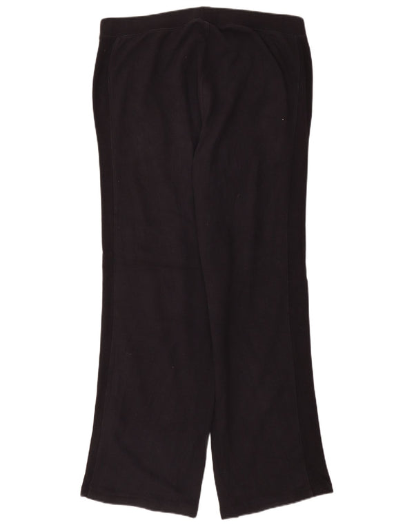 Sergio Tacchini Pantalon de survêtement pour femme UK 16 Large Bleu Marine Coton