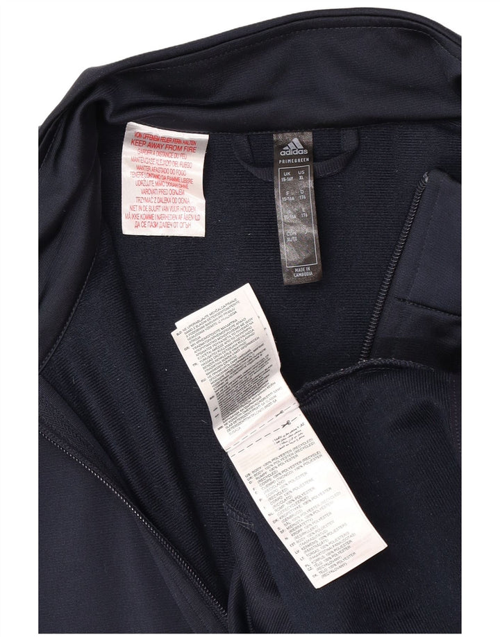 Veste de survêtement Adidas Graphic Garçon 15-16 ans Bleu Marine Polyester