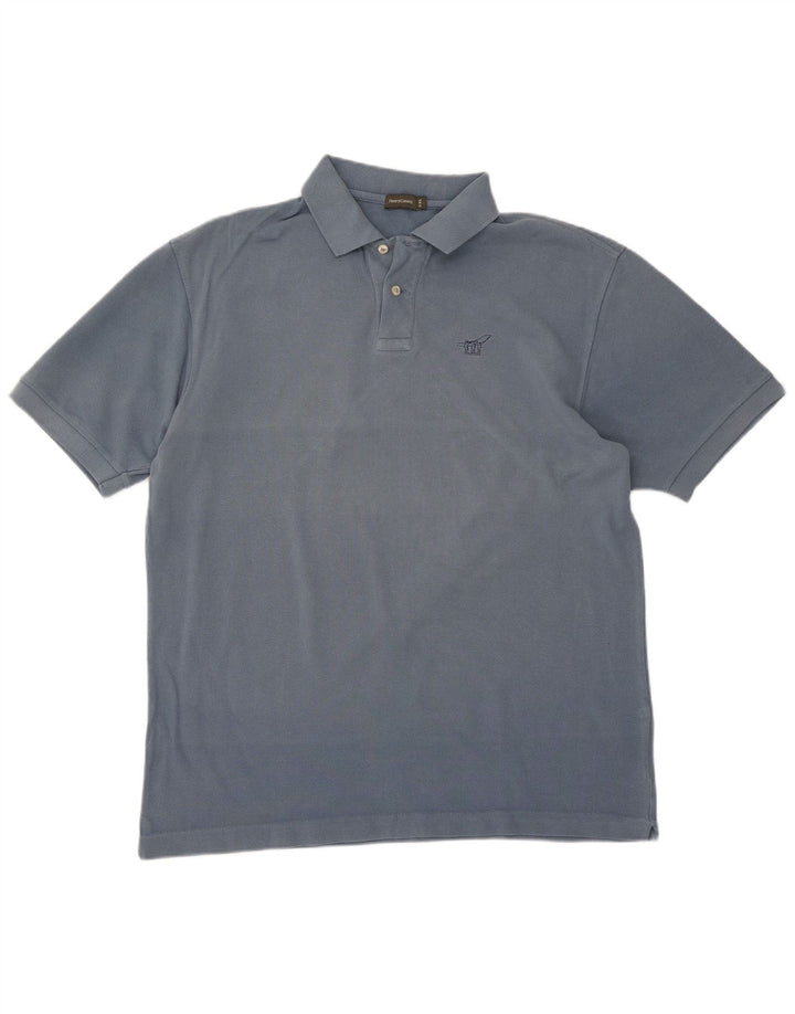 Henry Cottons Polo Homme 2XL Bleu Coton