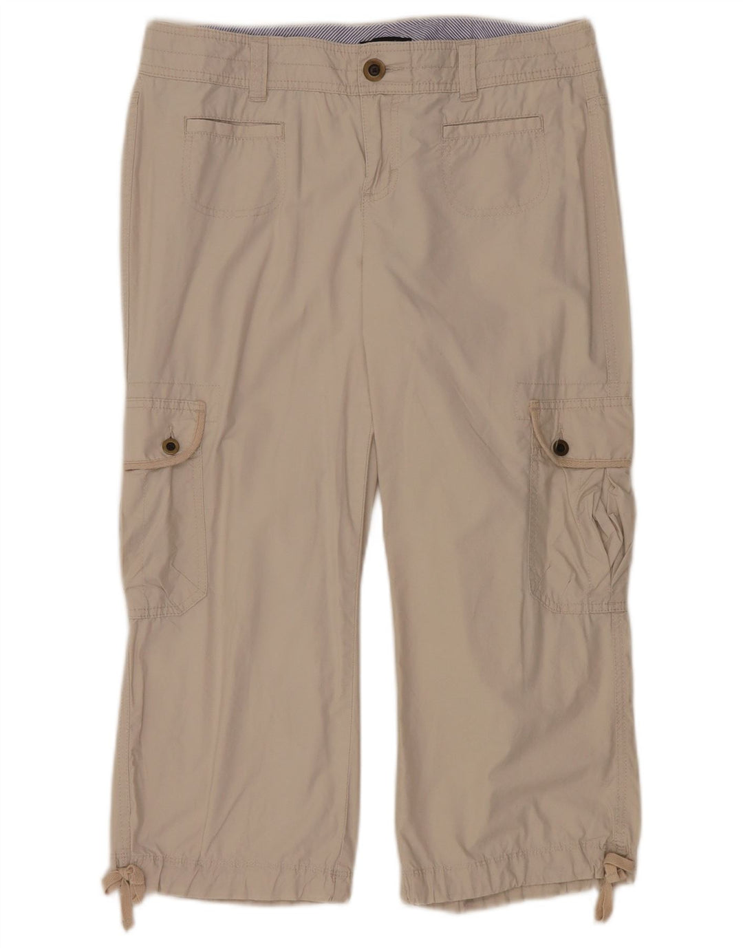 Tommy Hilfiger Pantalon cargo cargo pour femme US 8 Medium W32 L22 Coton beige