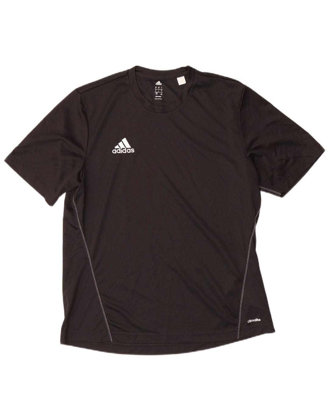 ADIDAS Hommes Climalite T-Shirt Haut Grand Noir Polyester